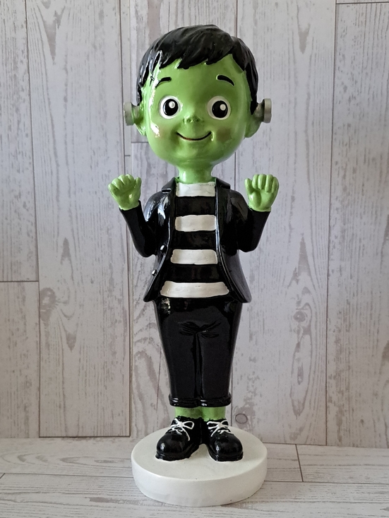 The Unbranded Brand Other - Frankenstein Figurine Halloween Decor Prop Tabletop Shelf Boy Frankenstein New
